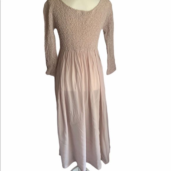Vintage Bonnie Strauss vintage Y2K babydoll maxi dress sz8 - Picture 4 of 7